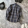 F032343男装春季新款新品时尚撞色格纹纯棉衬衫外套 商品缩略图3