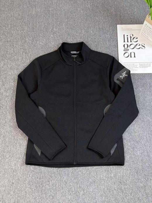 F032349男女立领开衫轻量抓绒外套情侣款户外徒步运动夹克外套 商品图3