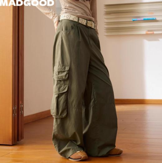 马得工地/MDGDKZ222135/工装立体口袋弧形弯刀裤 商品图0