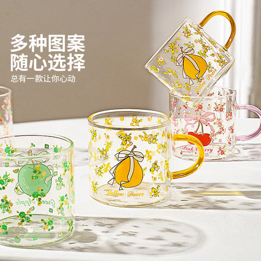 摩登主妇高硼硅玻璃杯家用儿童水杯牛奶杯高颜值迷你小杯子果汁杯 商品图4