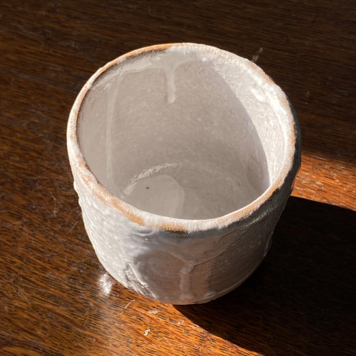 【苏州】日本中古粗陶手作茶碗 带签章 X1535 商品图1