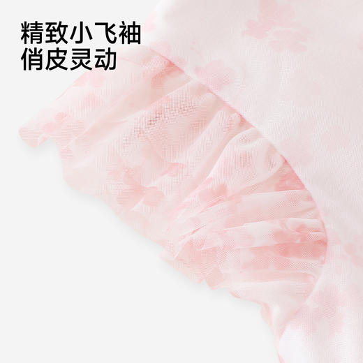 英氏女童裙子夏季小女孩公主裙休闲甜美女生碎花裙女宝宝连衣裙 商品图3