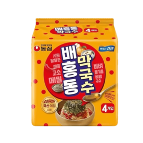 农心 荞麦拌面114g*4 농심 배홍동막국수114g*4