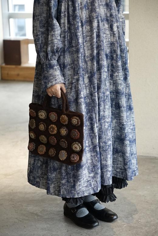 The last flower蓝染织连衣裙 商品图8