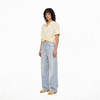 NUTH立体压褶猫须纹复古浅蓝直筒牛仔裤女（预售/发货时间同步天猫） 商品缩略图4