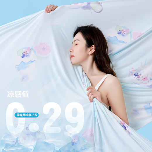 匹鲁凉感绵绵冰席 夏季凉席10A抗菌（多规格可选）★ 商品图1