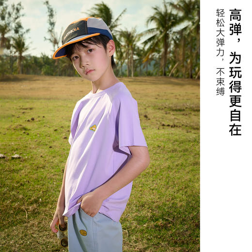 【10A抗菌】棉花堂夏款户外简约印花童装小凉T FD61123 商品图4