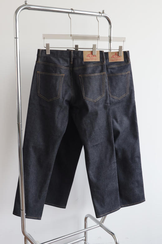 春夏款 P.R.D 赤耳半脱浆宽松直筒版 牛仔长裤 NZK262 商品图5