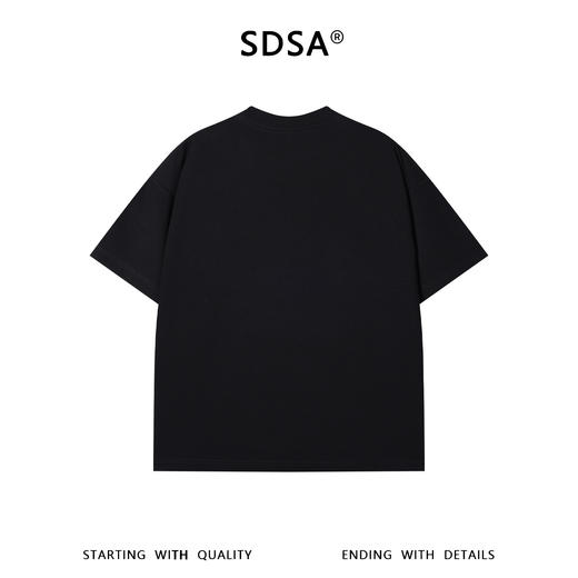 68520SDSA男装2026新款高贵轻奢潮牌抽象涂鸦设计圆领短袖T恤百搭时尚 商品图5