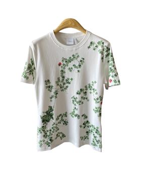 女款花卉印花短袖T恤ba010