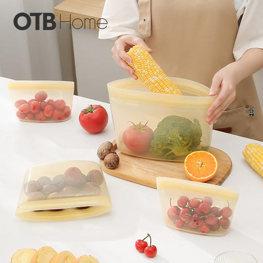 OTB铂金硅胶袋封口保鲜袋 德国LFGB食品接触标准认证 商品图0