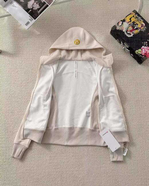 F032354修身版型休闲舒适春季新款拉链连帽女士卫衣外套 商品图13