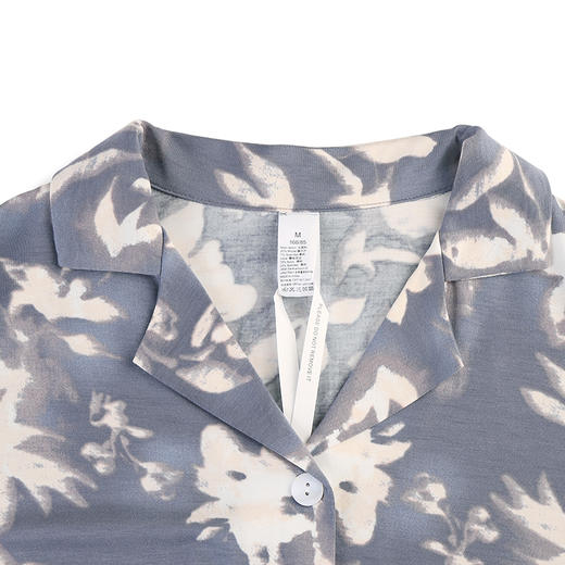 美奈川睡衣女水墨印花套装长袖上衣长裤家居服套装可外穿  JJ28191 商品图5