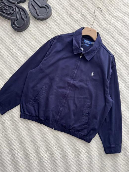 F032303春秋新款美式复古翻领全拉链日常百搭耐磨抗造长袖夹克 商品图5