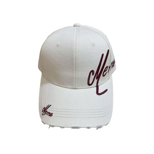 新款硬顶立体版型潮帽 女大头围刺绣棒球帽 宽帽檐防晒显脸小潮帽 潮牌硬顶鸭舌帽男女同款 商品图4