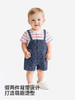英氏婴儿连身衣宝宝夏连体衣男宝假两件牛仔短袖哈衣YRHBJ2S026A 商品缩略图4