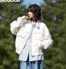 马得工地/MDGDWT212108/木耳边纱卡立领夹克 商品图0