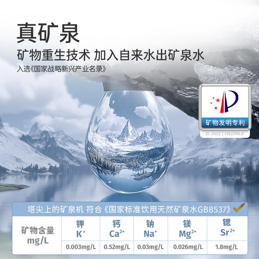 家里泉天山AI智能款矿泉机（终身免费送滤芯） 商品图4