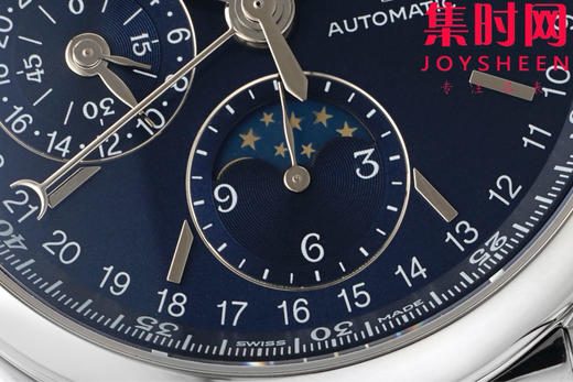 AF浪琴名匠月相系列 名匠八针月相40mm 名匠8针月相功能系列 男士腕表（搭载7751机芯） 商品图4
