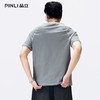 PINLI品立2026夏季新款男士连肩袖圆领短袖T恤上衣潮GD262111038 商品缩略图3