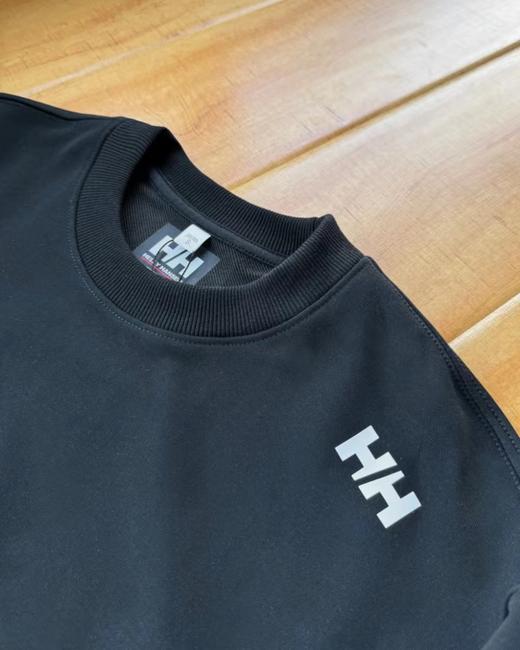 F032320春秋新款纯棉螺纹拼接面料落肩时尚圆领长袖卫衣 商品图13