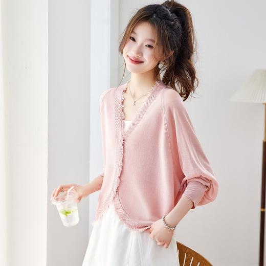 高级感轻奢流苏冰丝针织开衫，薄款好看防晒衣CC-XFY-3605 商品图2