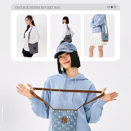 【MLB复古牛仔老花包】轻奢品牌潮酷有型 质感在线耐看百搭 随性演绎日常潮流感（4.4-5号放假不发货） 商品图2