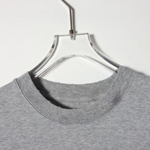 SDSA男装2026新款高贵轻奢美式复古刷漆印花字母圆领短袖T恤百搭 商品图3