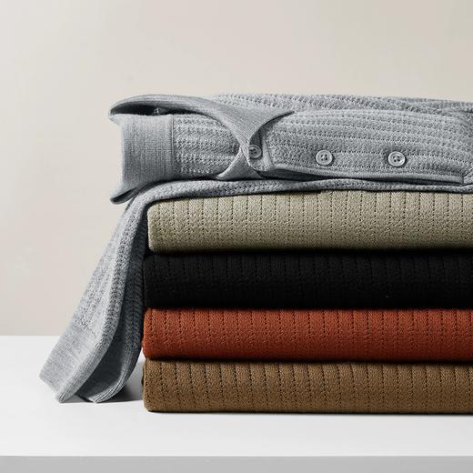 【100%纯羊毛】100支大码男士短袖T恤翻领polo衫半袖丝光羊毛衫   STZZ-STJFW13-145 商品图2