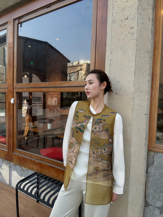 【百搭真丝】噢蜜ooomeooo真丝荡领女衬衫 商品图7