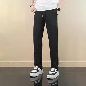 夏季休闲裤薄款顺滑男士纯色简约时尚直筒长裤  KDZC-9888