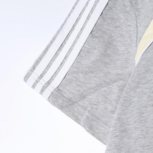 SDSA男装2026新款高贵轻奢复古宽松拼接条纹印花圆领短袖T恤百搭 商品图3