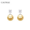 GAONAS 高纳仕 金珠耳钉 王妃气质11784EGO 商品缩略图0