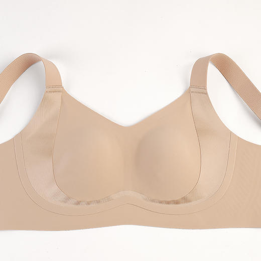 美奈川新款无钢圈中厚杯聚拢小胸收副乳内衣女防下垂防外扩胸罩盈润杯 BRA11496 商品图8