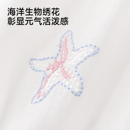 【商场同款】英氏女宝连体衣夏新款短袖裆哈衣透气爬服外出 商品图3