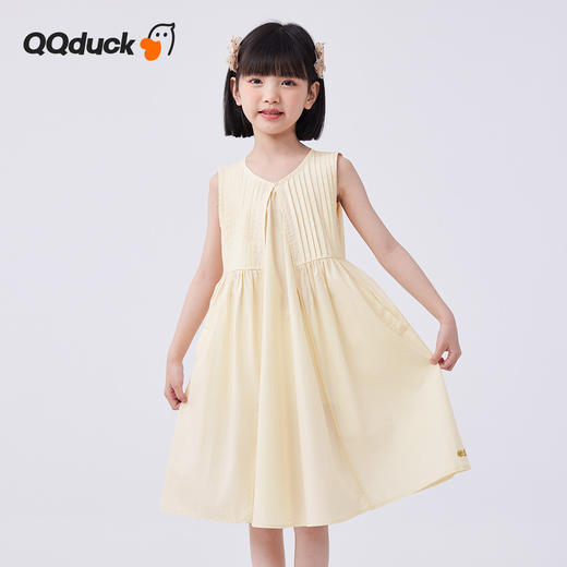 【清仓捡漏】【100%棉】【120-160】【可可鸭】女童夏季无袖连衣裙 商品图2