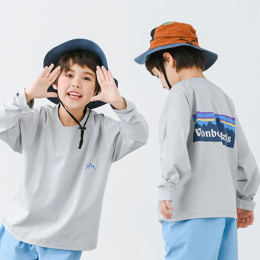 🌟重磅必抢‼️春夏刚需长袖打底，闭眼入不踩雷！💥【vonbonkids山系轻户外冰瓷棉糖果色长袖上衣S07C26006款】，👏质感肉眼可见、上手就爱上‼️ 甄选冰瓷棉面料 商品图8