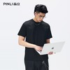 PINLI品立2026夏季新款男士纯色百搭圆领落肩袖短袖T恤上衣体恤潮GD262111040 商品缩略图3