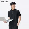 PINLI品立2026夏季新款拉链领纯色百搭短袖10A抗菌凉感polo衫上衣GD262112050 商品缩略图0