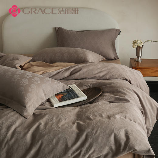 洁丽雅（Grace)莫里斯.全棉轻奢提花磨毛四件套JLY25805 商品图2