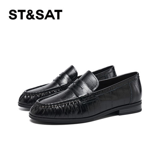 星期六26春新款智高感复古百搭乐福鞋SSE1111016 商品图2