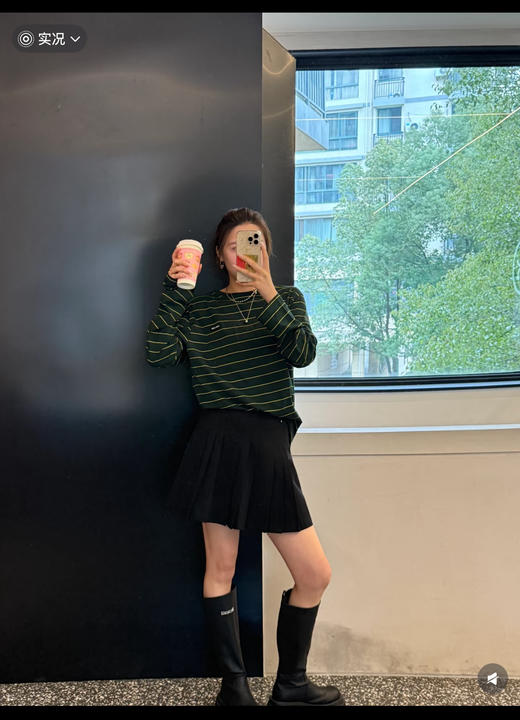 M.M 女款复古条纹长袖T恤 CX258 商品图2