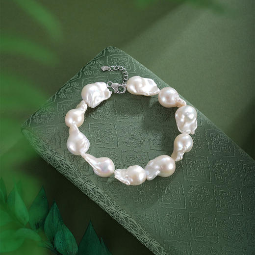 子佩集【幻澜凝雪】银S925珍珠AOYA奥雅手链【BLKSL001】14-18巴洛克珠2601 商品图1