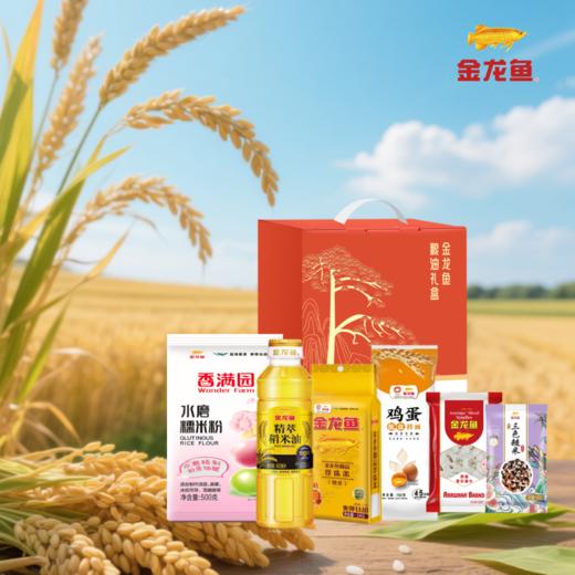 【节日礼盒】金龙鱼 迎客天下粮油大礼包B款 商品图0