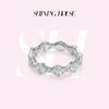 Forever·永恒之环系列 ShiningHouse培育] 18k金钻石戒指 专利特切钻石星运钻人工真钻人造钻石K金戒指时尚钻石戒指【此商品不支持7天无理由退货退款】 商品缩略图0