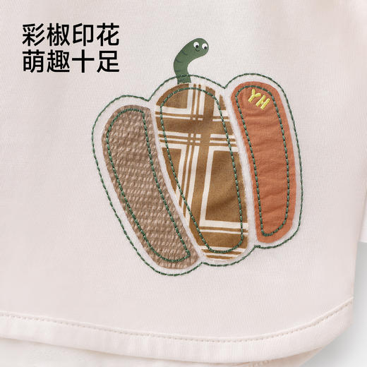 【商场同款】英氏儿童夏季新款短裤T恤套装透气男宝宝休闲两件套 商品图2