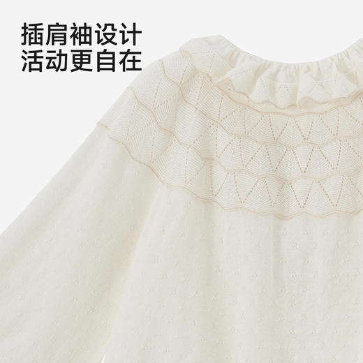 【商场同款】英氏女童毛衫外套夏季新款针织开衫薄款 商品图4