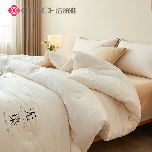 洁丽雅（Grace)无染.全棉大豆四季被 商品图2