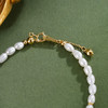 子佩集【马上喜悦】银S925珍珠惜王妃手链【SGB0770004】3.5*4mm珠马镀金2601 商品缩略图2
