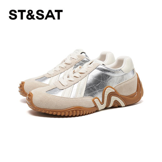 星期六26春新款时尚撞色复古潮流德训鞋SSE1112464 商品图8